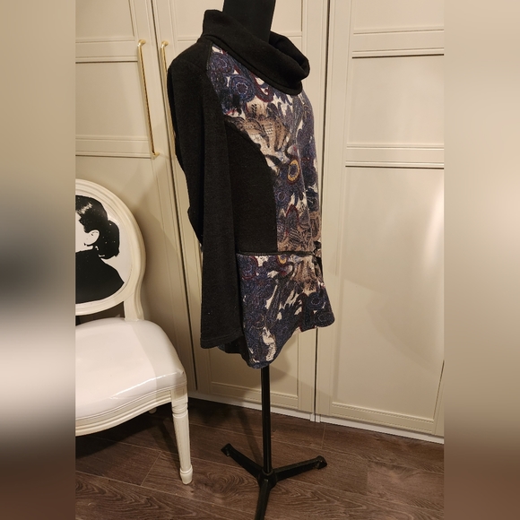 Cowl Neck Pullover Women's Sweater - Picture 5 of 6